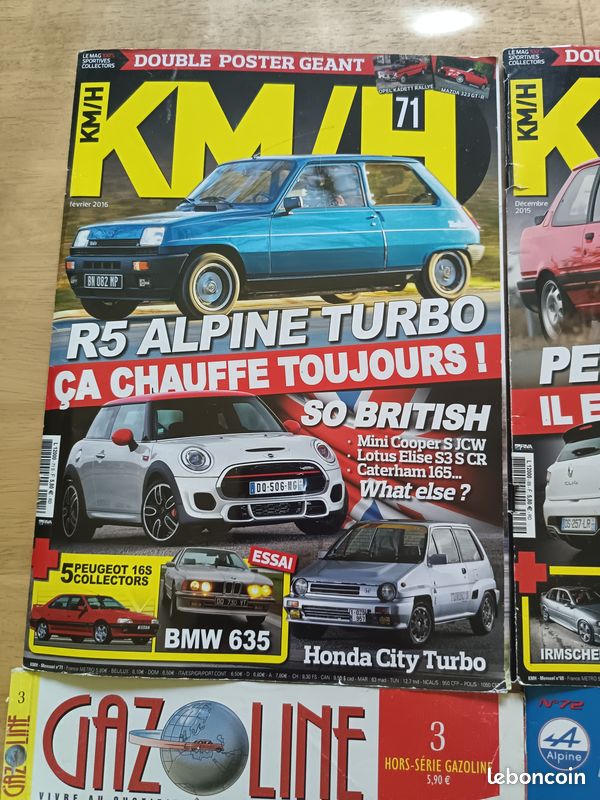 Lot de 4 magazines revue automobiles lot non disociable tarif pour le lot c41 (image 2)