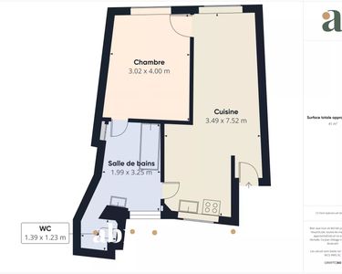 Appartement 632 700 € - 110 m²