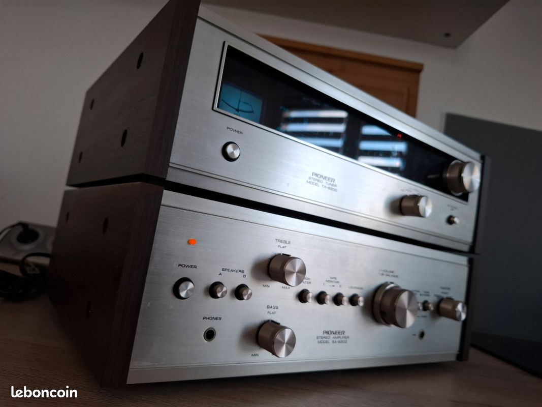 Chaine hfi Pioneer ampli SA-6200 + tuner TX-6200 vintage (image 8)