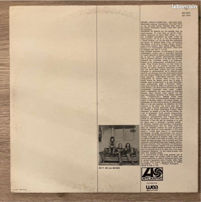 Vinyle Crosby Stills Nash & Young (image 2)