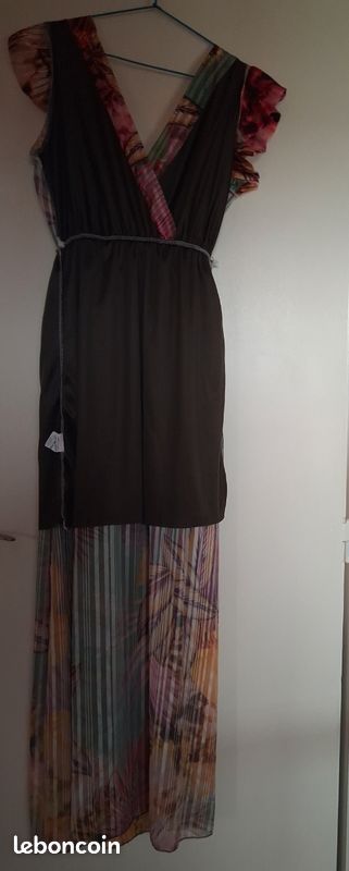 Robe Femme Caton Multicolore - Taille 6, Neuve Sans étiquettes