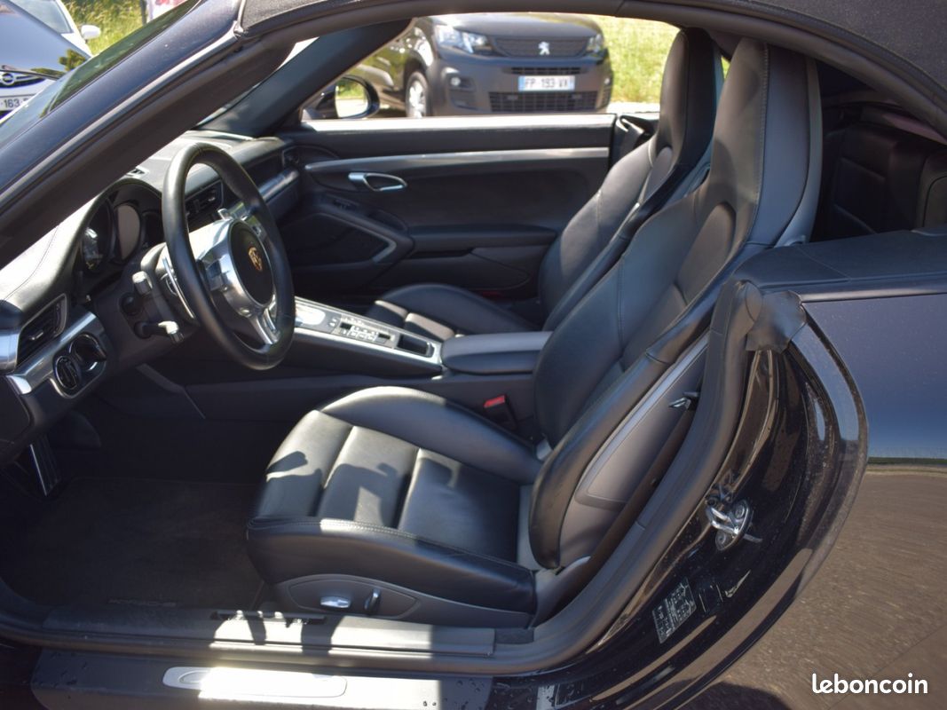 Porsche 911 carrera cabriolet 991 carrera s 3.8 400 cv / pack chrono / pasm / tableau bord cuir / suivi complet porsche (image 17)