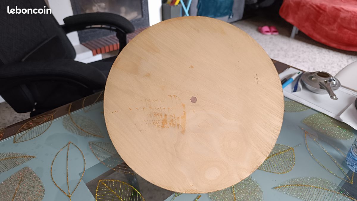 Plateau a fromage en bois dessus verre (image 3)