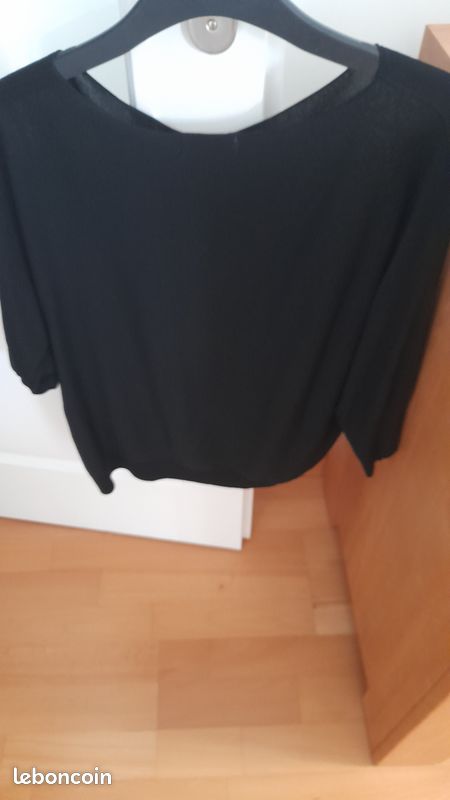 Top noir taille 40 marque Alexandre Laurent (image 2)