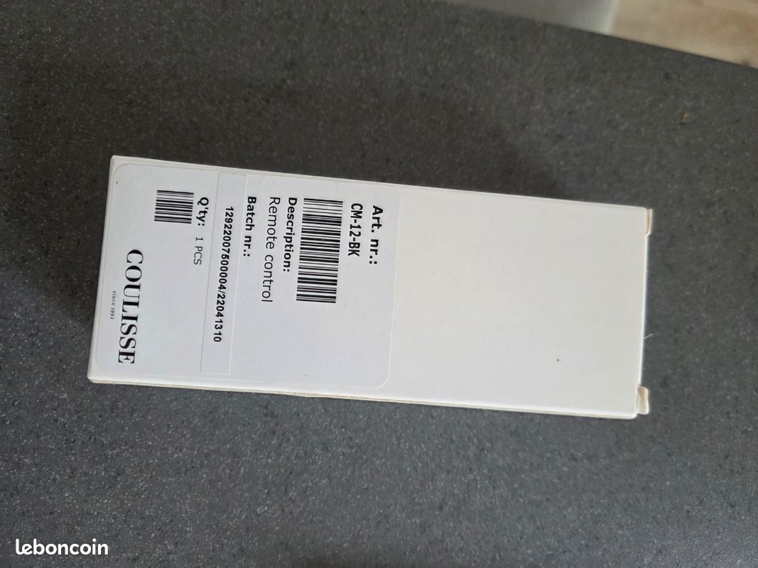 Telecommande manuelle blanche 5 caneauxn (image 5)