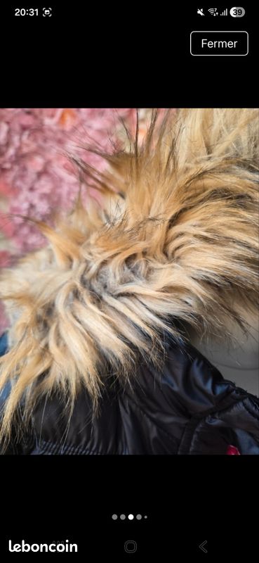 Doudoune chaude avec capouche tendence taille S (image 4)