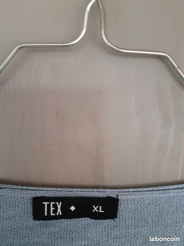 Pull bleu clair neuf marqueTEX (image 2)
