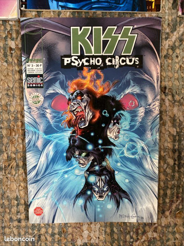 LOT 7 BD SEMIC X-MEN Nº20 Kiss Psycho Nº3 Spiderman Extra Nº 20 Conan Nº9 Etc (image 2)