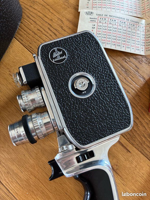 Caméra Paillard Bolex B8L complète avec accessoires et garantie d’origine (image 2)