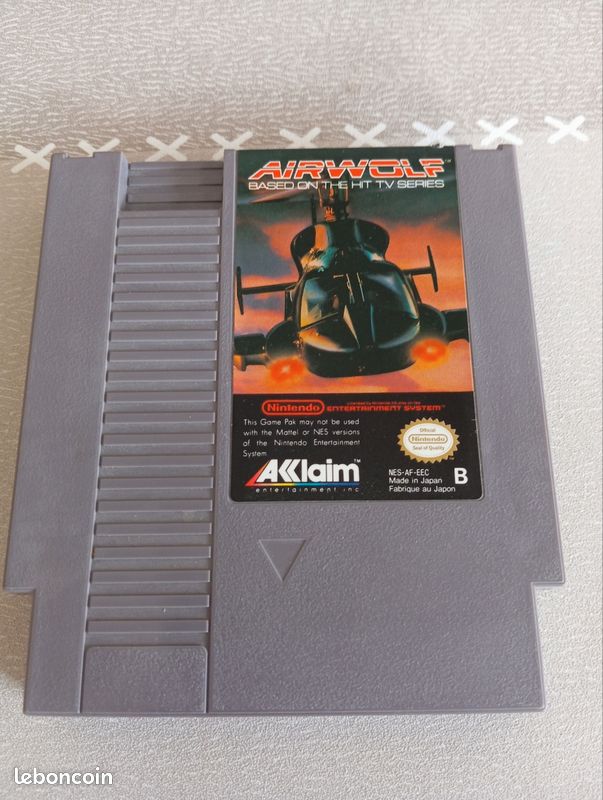 Airwolf nes nintendo (image 1)