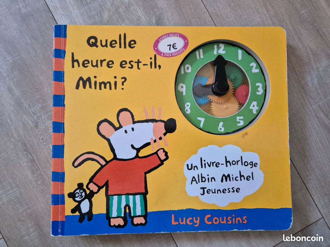 Livre "Quelle heure est-il, mimi?" (image 1)