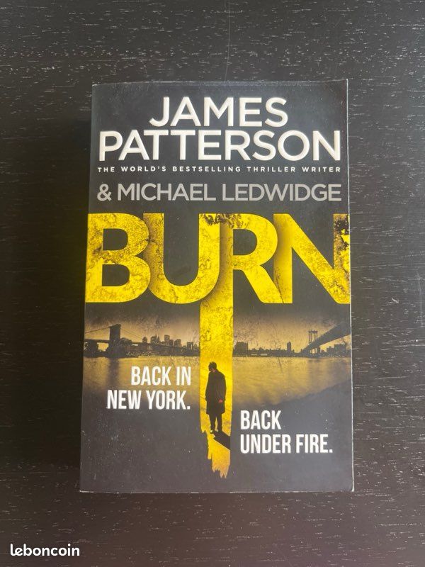 Livre anglais VO : Burn - James Patterson (Thriller) (image 1)