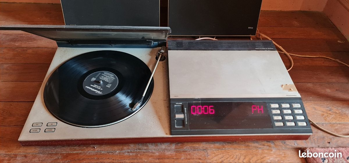 Bang & Olufsen beocenter 7000 7002 et enceintes beovox p45 platine vinyle vintage (image 1)