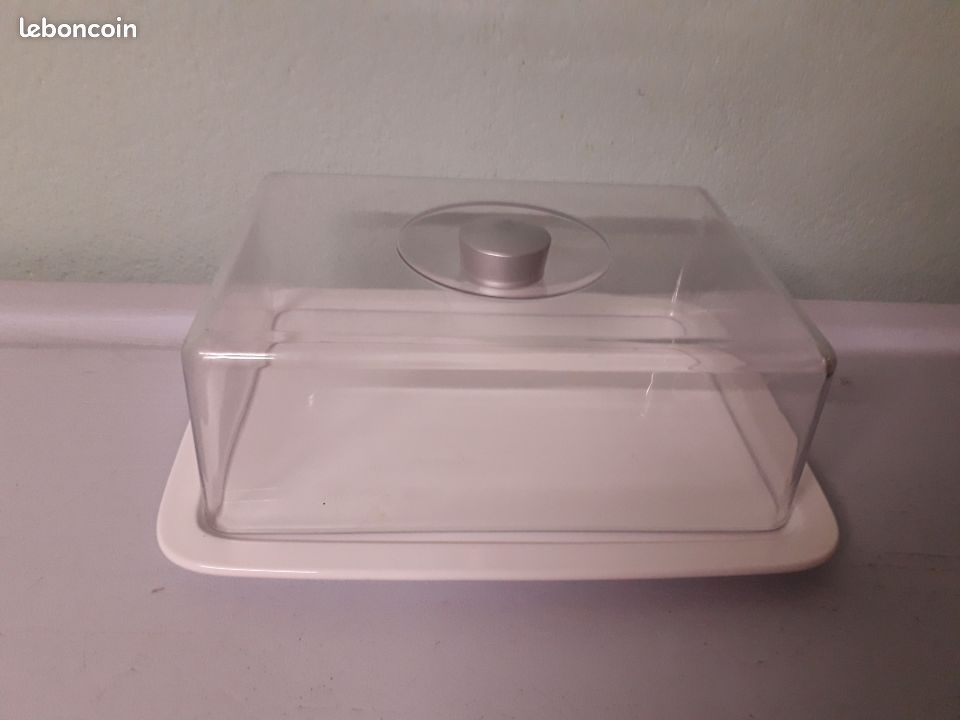 Cloche à Fromage Continenta 2 Pièces – Bois – 26x16 Cm (Neuve)