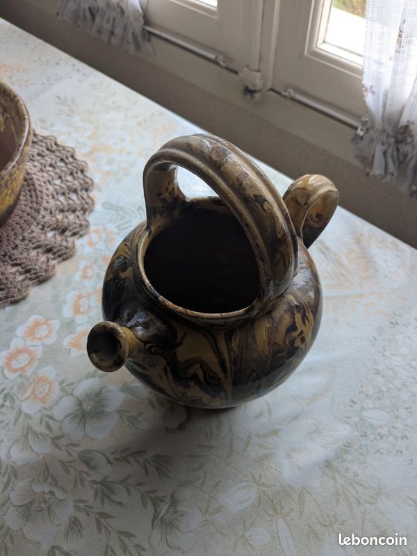 Pichet en terre cuite vintage (image 3)