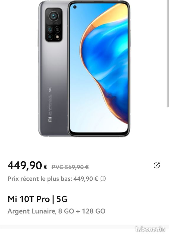 Xiaomi 10t pro 5g 8gb 256gb (image 1)