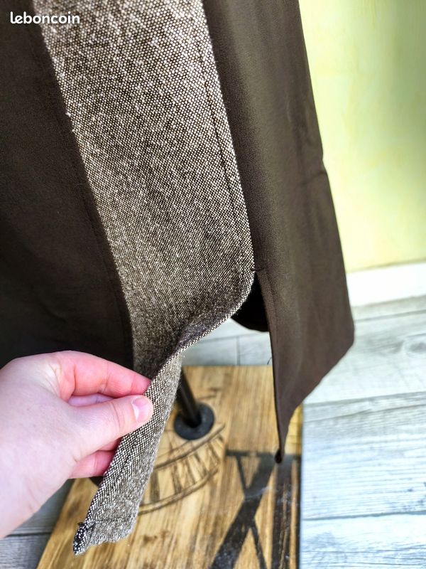 Jupe Femme Marron Kiabi – Taille 52, Style Longue, Occasion Très Bon état