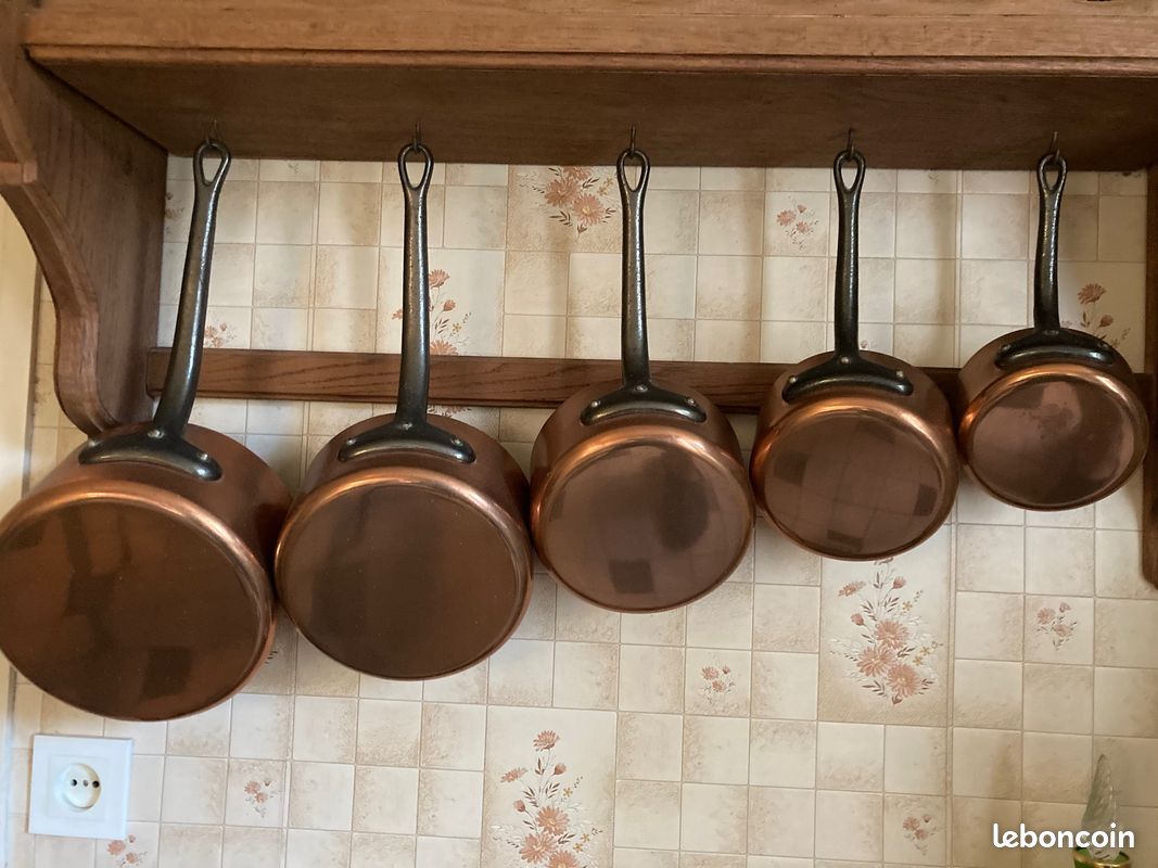 Casseroles en cuivre (image 1)