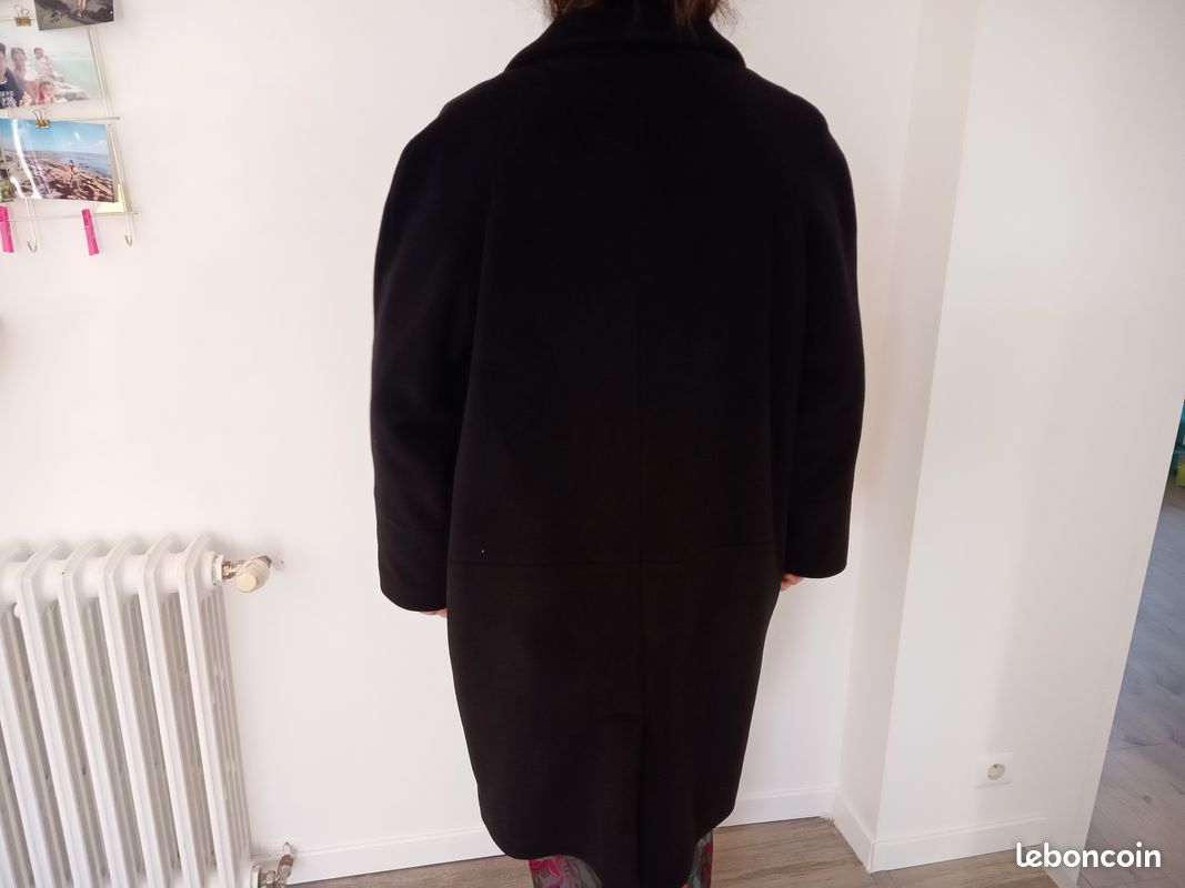 Manteau femme long en laine taille xl un jour ailleurs (image 3)