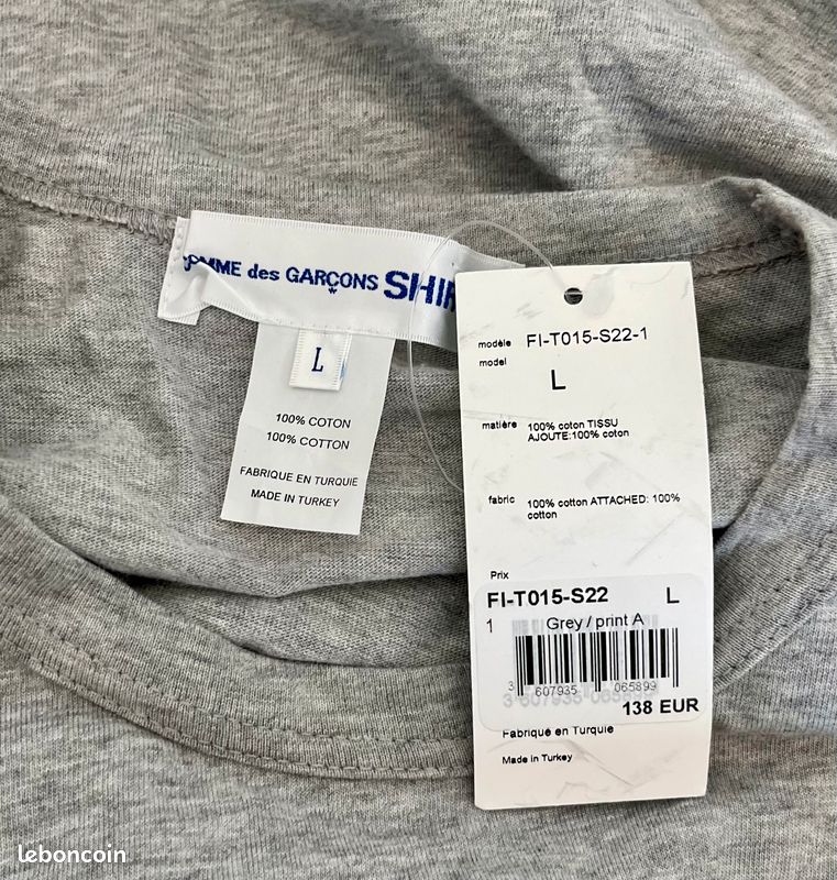 T-shirt Comme des Garçons shirt (image 5)