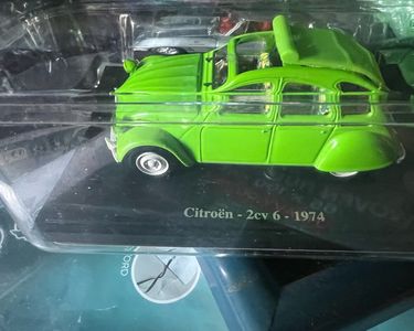 Voiture Miniature NOREV 1/43 eme Citroen 2cv 6 Bamboo 2 chevaux verte