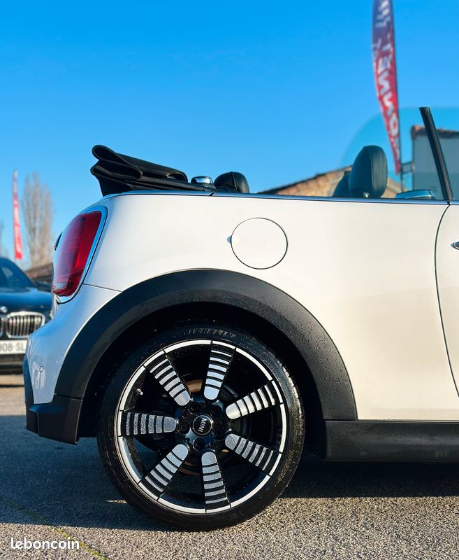 Mini Cooper Cabriolet 136CV FACELIFT BVA7 EDITION PRENIUM PLUS GPS CARPLAY + CUIR + CAMERA + HIFI H&K (image 6)