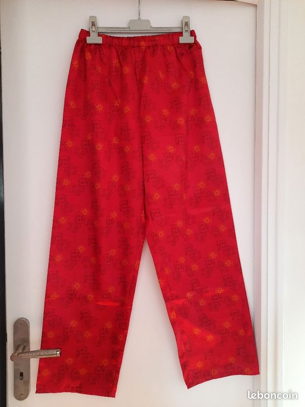 Pyjama Femme Asie Satin Broderies Taille 38-40 - Neuf Sous étiquette