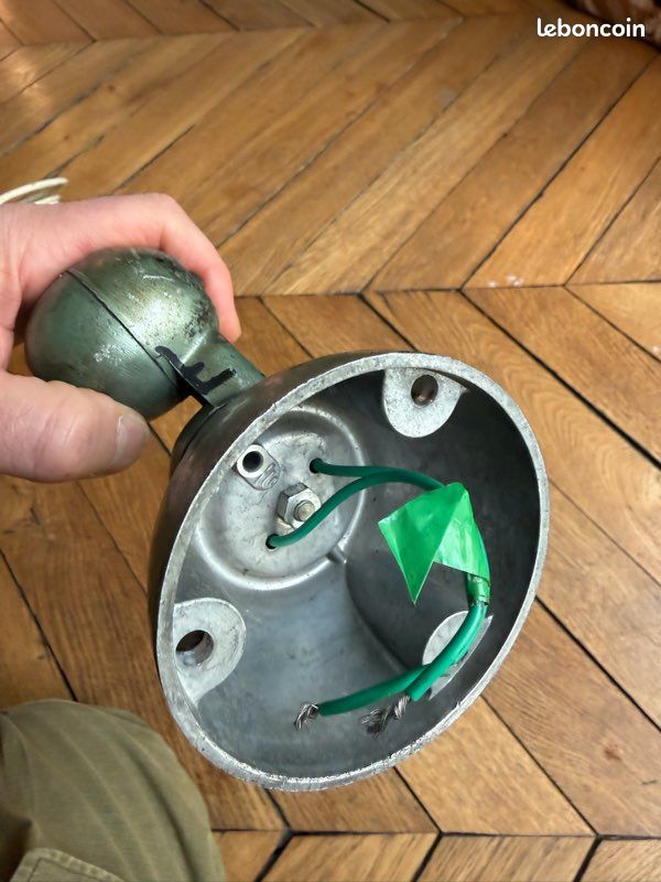 Belle lampe d atelier ou d’usine vintage jielde (image 6)