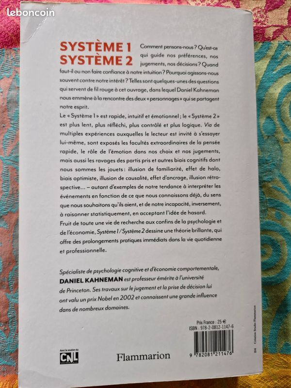 Système 1 Système 2. Daniel Kahneman (image 3)