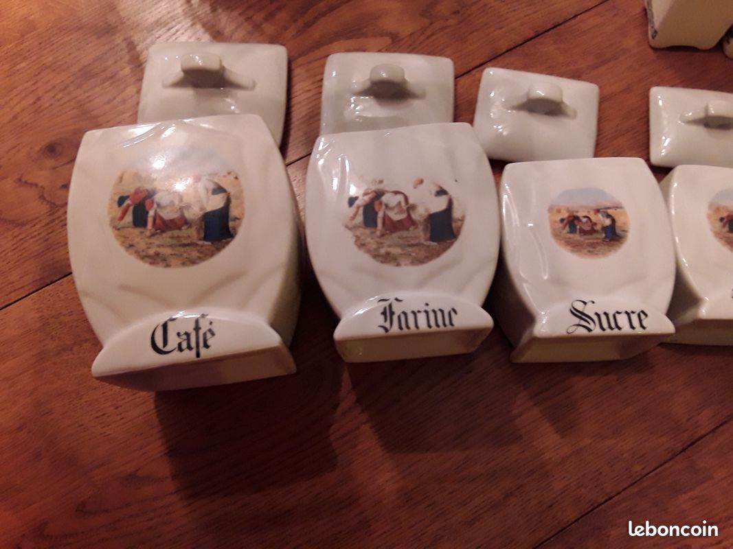 Ensemble de 5pots à épices anciens (image 3)