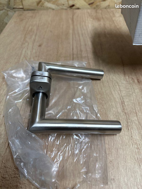 Poignée de porte double cortizo inox (image 2)