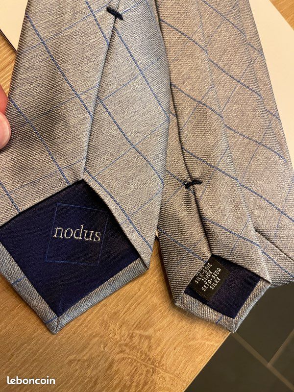 Cravate Nodus 100% soie neuve avec boîte (image 4)