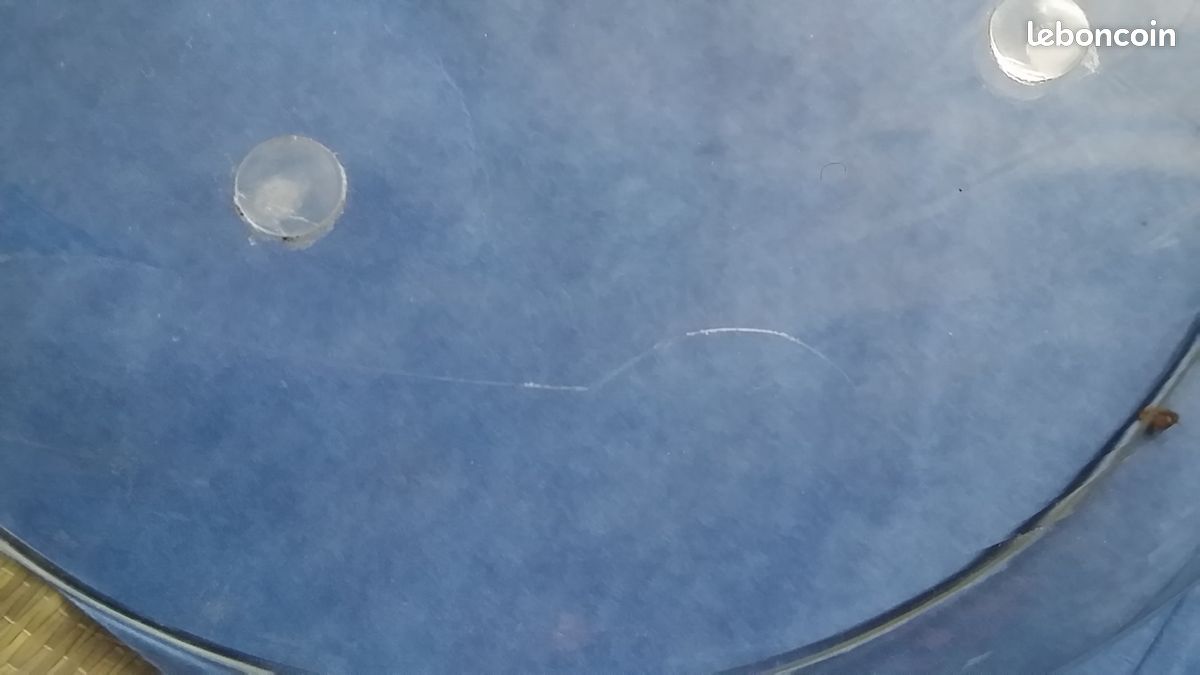 Coupe plate / plat / en verre transparent avec gravier et 4 bougies chauffe-plat (image 6)