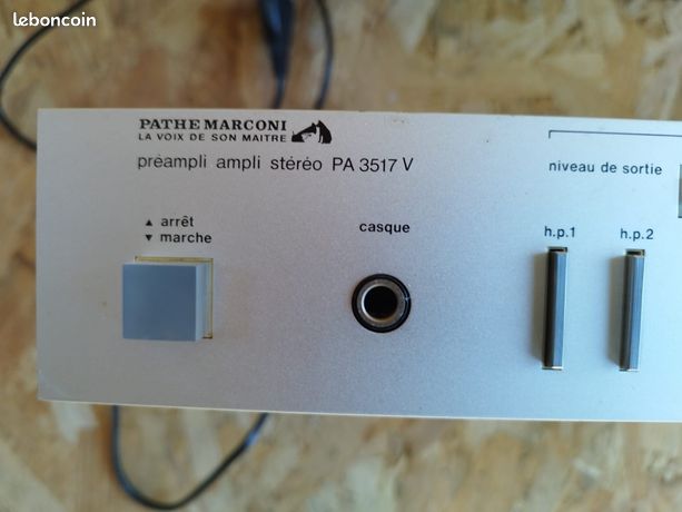Collection Audiophile Pathe Marconi M 490 Ancien Tourne Disque La Voix De Son Maitre Vintage 60 70s