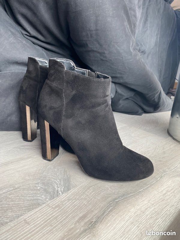 Bottines tallons noir (image 2)