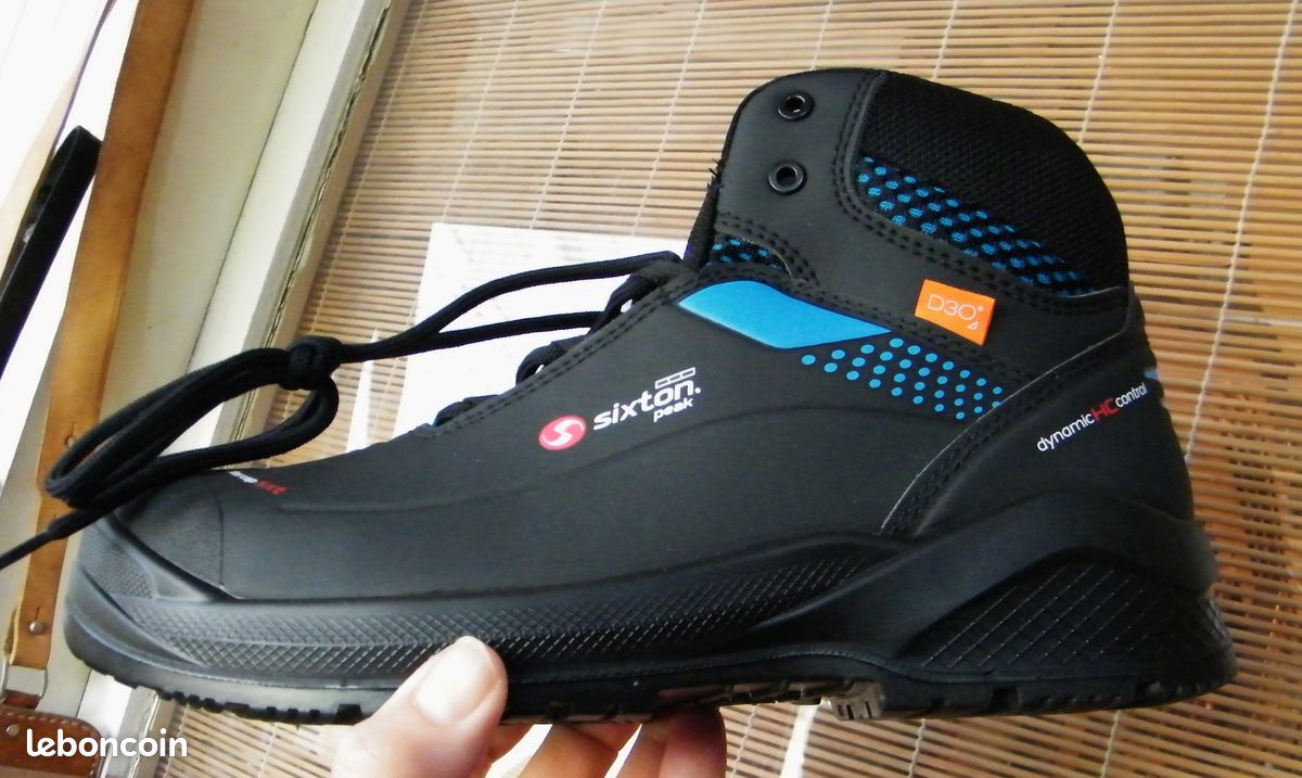Chaussures bottines de sécurité en cuir et toile Sixton peak neuves 40 homme (image 13)