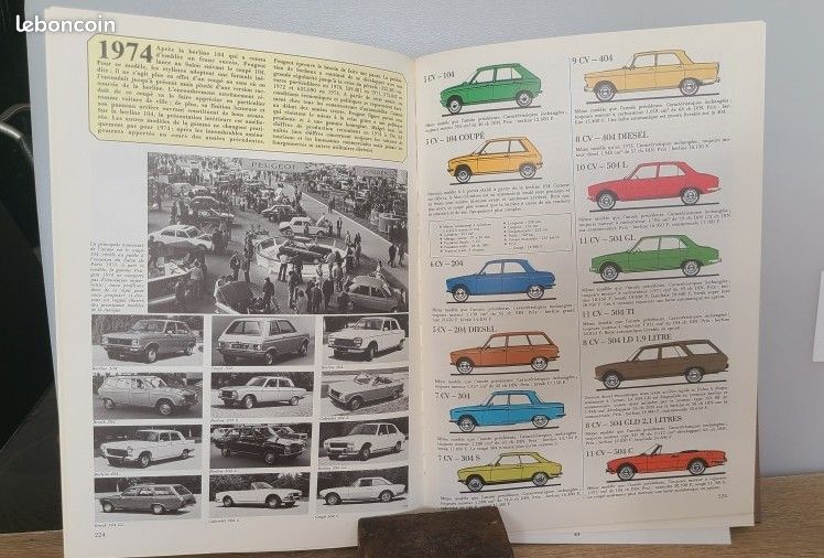 LIVRE TOUTES LES peugeot rené bellu automobiles delville EUR 10,50