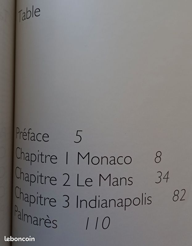 RACING 1950-1970 MONACO LE MANS INDIANAPOLIS 120 pages LA SIRENE 1992 (image 2)