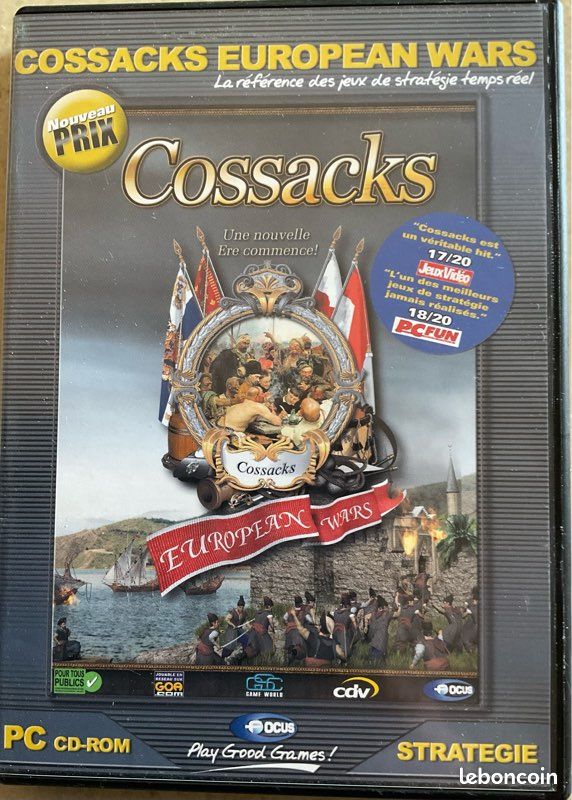 Jeu PC Cossacks - Version Complète - Bon état