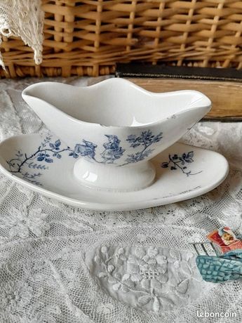 Petit Saladier / Cuvette Dinette Ancienne - Gien - Décor Chaperon Rouge - Rare