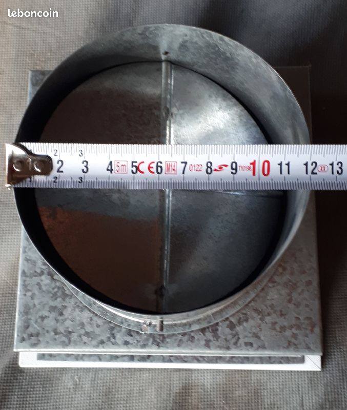Bouche soufflage obturable cheminée bois NEUF (image 4)