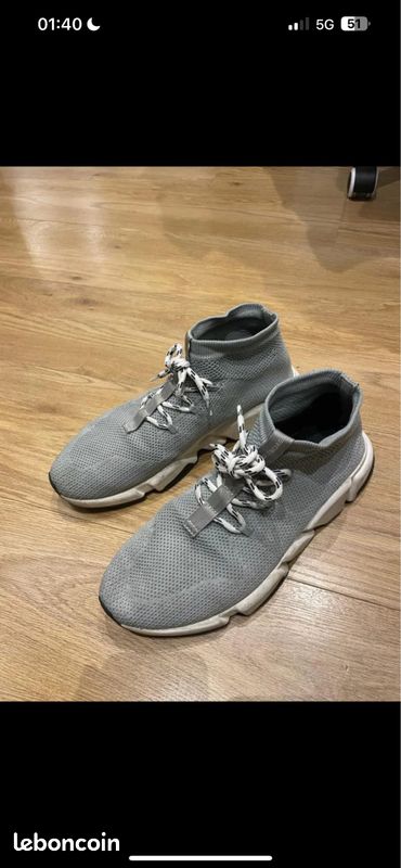 Balenciaga grise speed trainers Chaussures