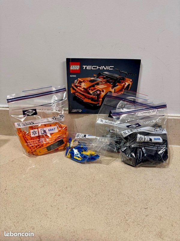 Lego 42093 Technic Chevrolet Corvette ZR1, Modèle de Voiture Jouet