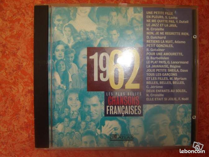 CD 1962 Les plus belles chansons françaises (image 1)