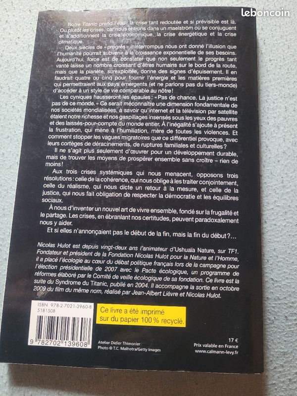 Livre Nicolas hulot (image 3)