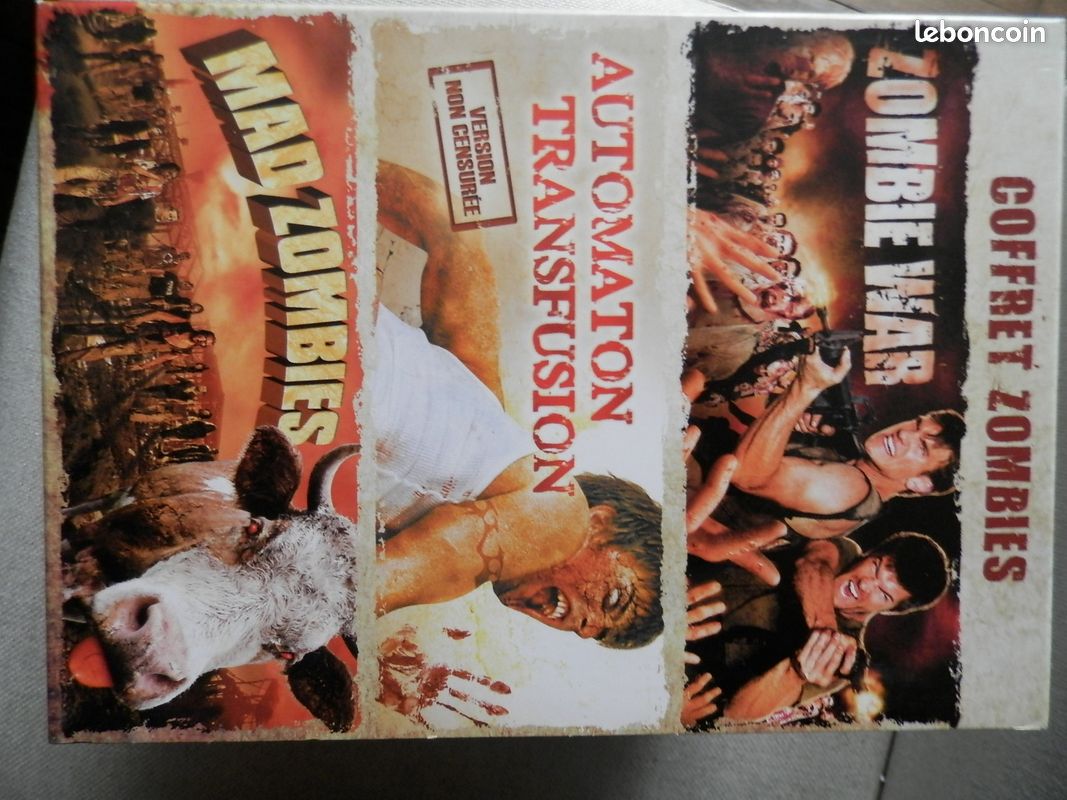 Coffret 3 dvd zombi war automation mad zombi (image 1)