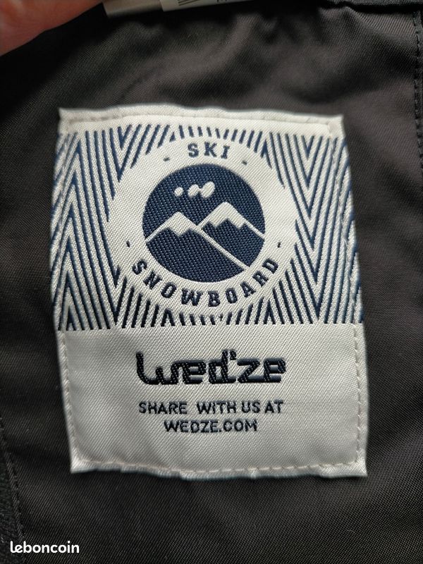 Pantalon de ski Homme WED'ZE Taille L Noir (image 3)