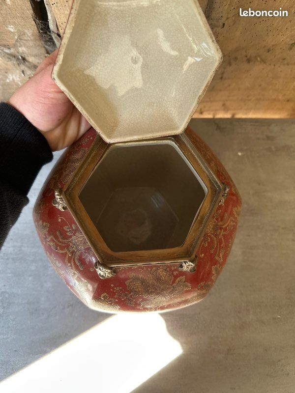 Vase vintage rare wong lee-1895 porcelaine (image 2)