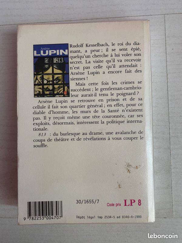 Arsène Lupin 813, Maurice Leblanc (image 2)