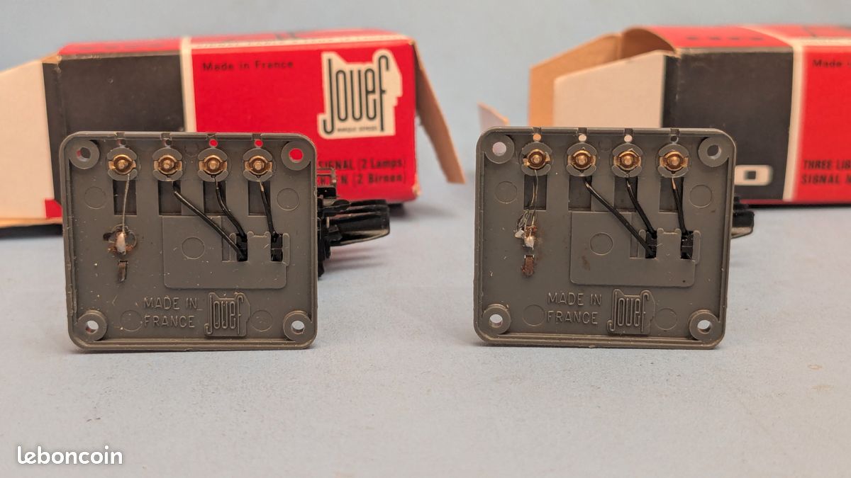 Iyalezirk 3 unités HO N échelle modèle plaque de circuit électrique feu modèle de signal HO Échelle train ferroviaire miniatures